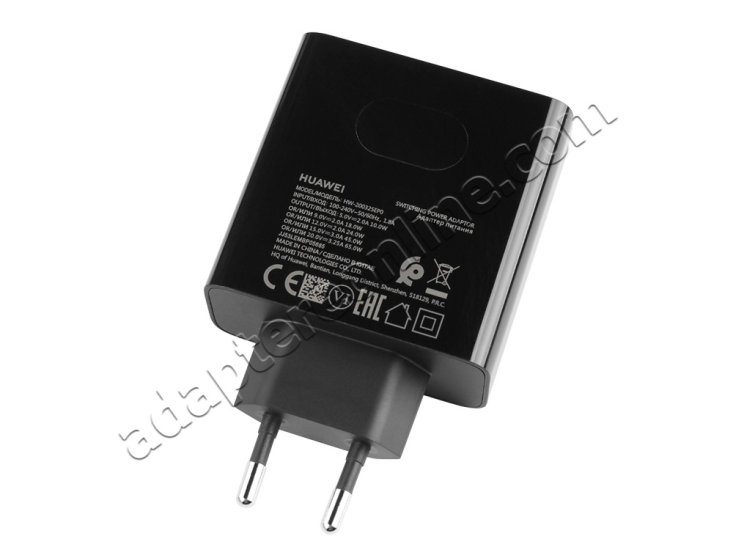 Original 65W USB-C Huawei HW-200325EP0 AC Adapter Oplader - Klik på billedet for at lukke