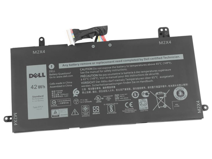 Original 42Wh 4-Celle Dell Latitude 12 5290 Batteri - Klik på billedet for at lukke