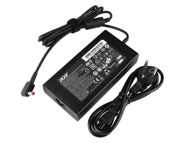 Original 135W Acer Nitro 5 AN517-54-794P AC Adapter Oplader + Ladekabel - Klik på billedet for at lukke