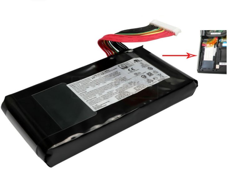 5225mAh 75.24Wh 8-Celle MSI GT80S 6QD16H11BW Batteri - Klik på billedet for at lukke