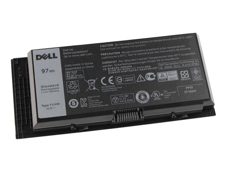 97Whr F334W 451-BBGO H1MNH Dell Precision M4800 P20E Batteri - Klik på billedet for at lukke