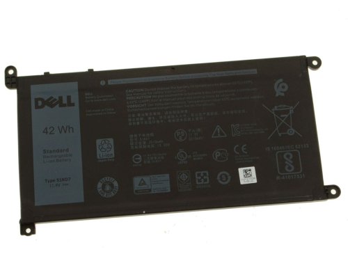 3-Celle 42Wh Dell 51KD7 051KD7 FY8XM Y07HK Batteri