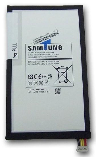 Original 4450mAh Samsung T315 SM-T315 SM-T3150ZWABTU Batteri - Klik på billedet for at lukke