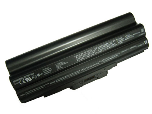 12-Celle Schwarz Sony Vaio SVE11115EA Batteri