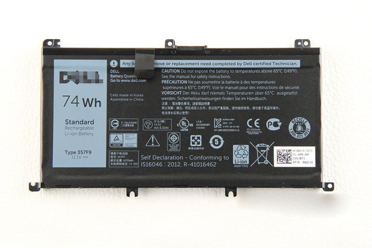 74Whr Dell Precision 3510 m3510 Batteri - Klik på billedet for at lukke