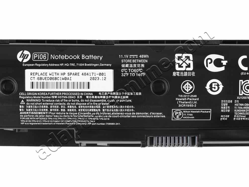 47whr HP Pavilion 15-e053sa 15-e053sg 15-e053sr Batteri