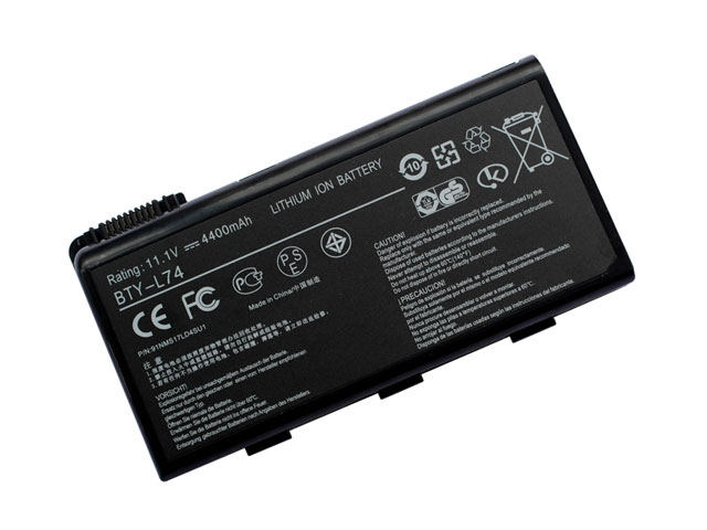 4400mAh 6-Celle MSI A6235-CI5607 Batteri - Klik på billedet for at lukke