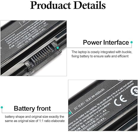 6-Celle Toshiba Dynabook AX/53C AX/53D Batteri