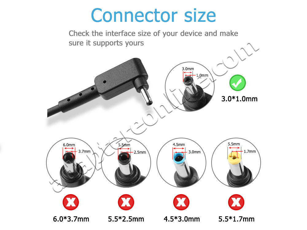 Original 45W Acer Swift 1 SF114-34-P8JE AC Adapter Oplader