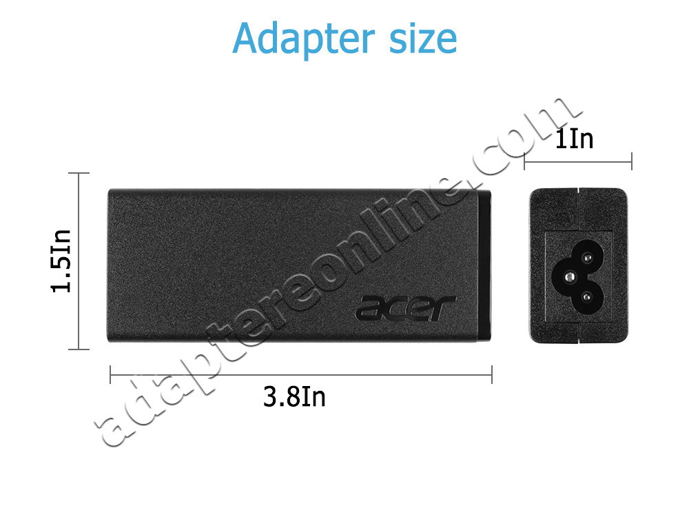 45W Delta Acer ADP-45FE F ADP-45HE D AC Adapter Oplader