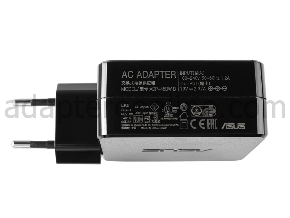 Original 45W Asus ADP-45BW CG AC Adapter Oplader + Ladekabel