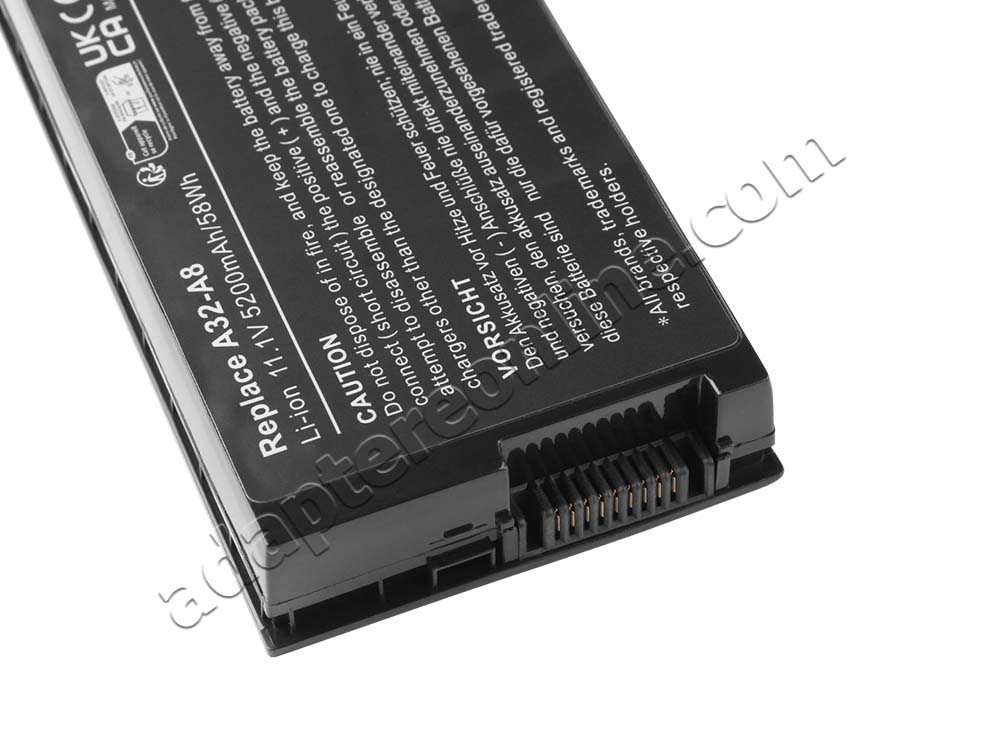 49Wh 6-Celle Asus 32-F80H Batteri