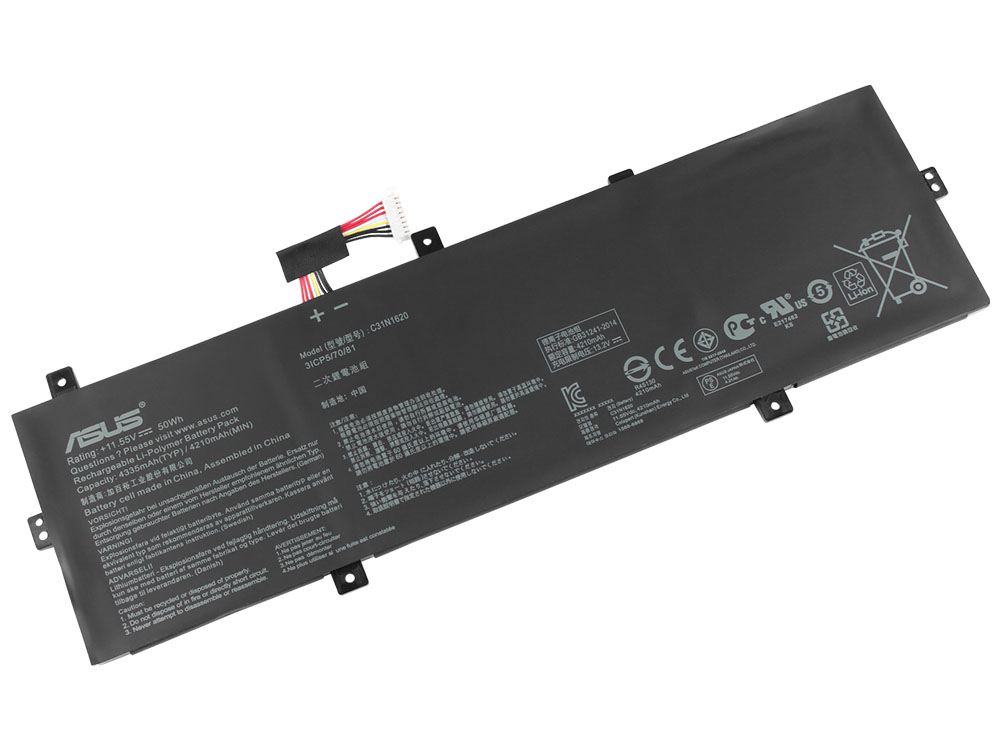 Original 4335mAh 50Wh 4-Celle Asus C31N1620 Batteri