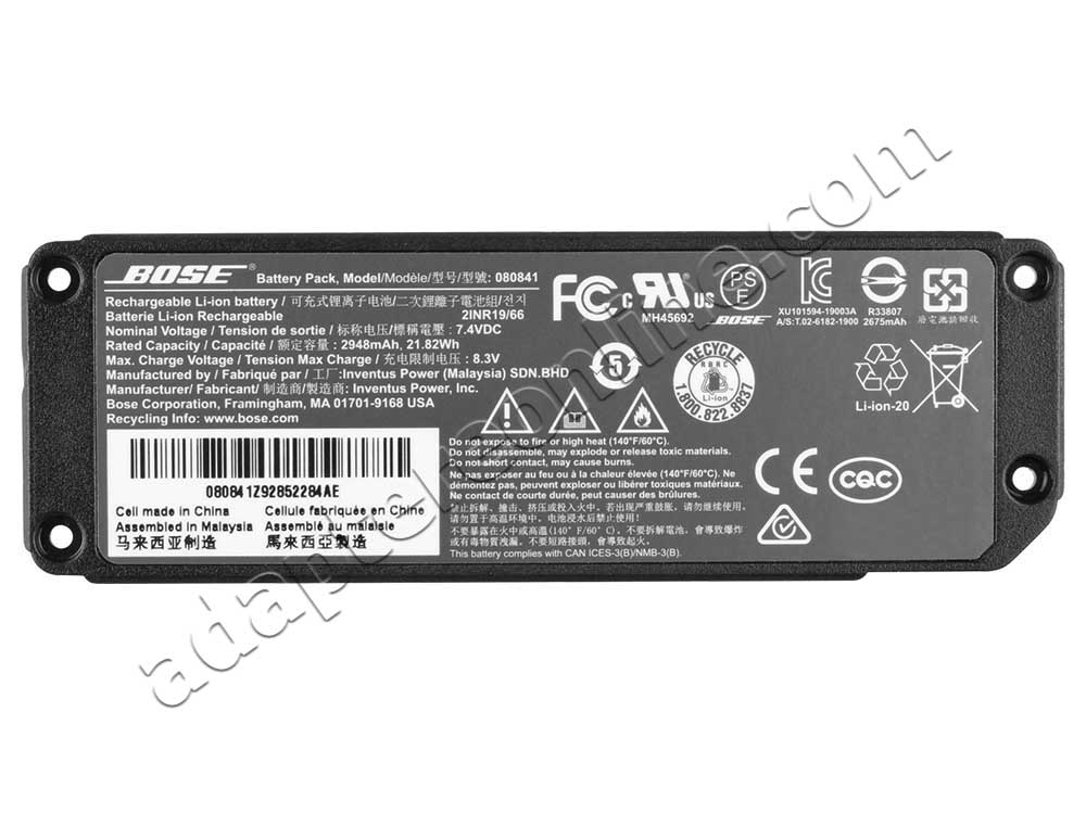 Original Bose Soundlink Mini 2 Serie Batteri 21.82Wh 2948mAh