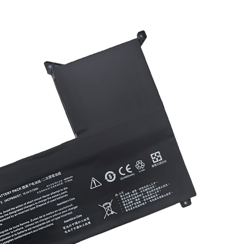 4730mAh 73Wh 4-Celle Medion Erazer Deputy P50 MD 62538 Batteri