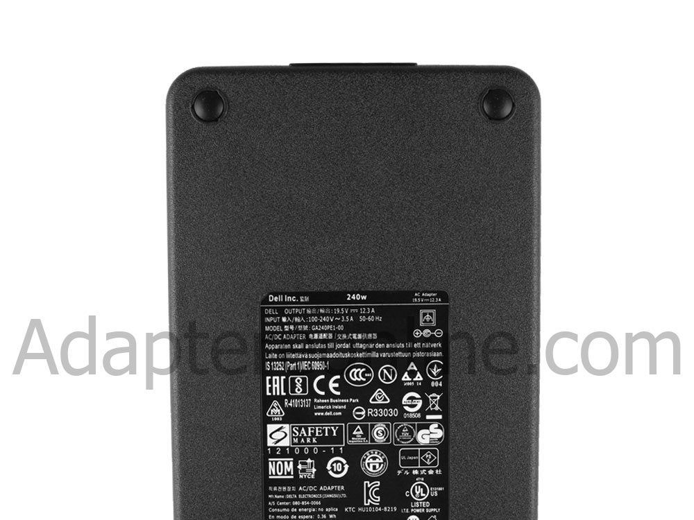 19.5V 12.3A 240W Slim Dell ADP-240AB B Y044M AC Adapter Oplader