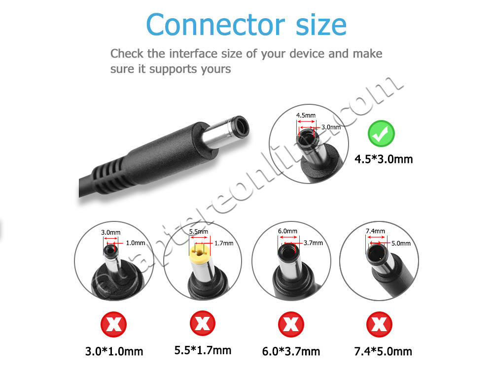 19.5V 2.31A 45W Dell XPS 13 L321X AC Adapter Oplader