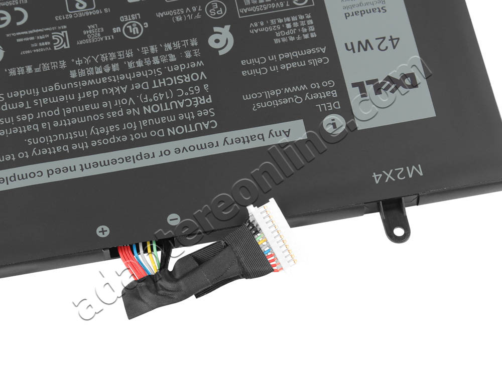 Original 42Wh 4-Celle Dell Latitude 12 5290 Batteri