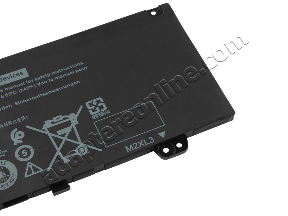 Original 3166mAh 38Wh 3-Celle Batteri Dell Inspiron 13 7373 P83G001