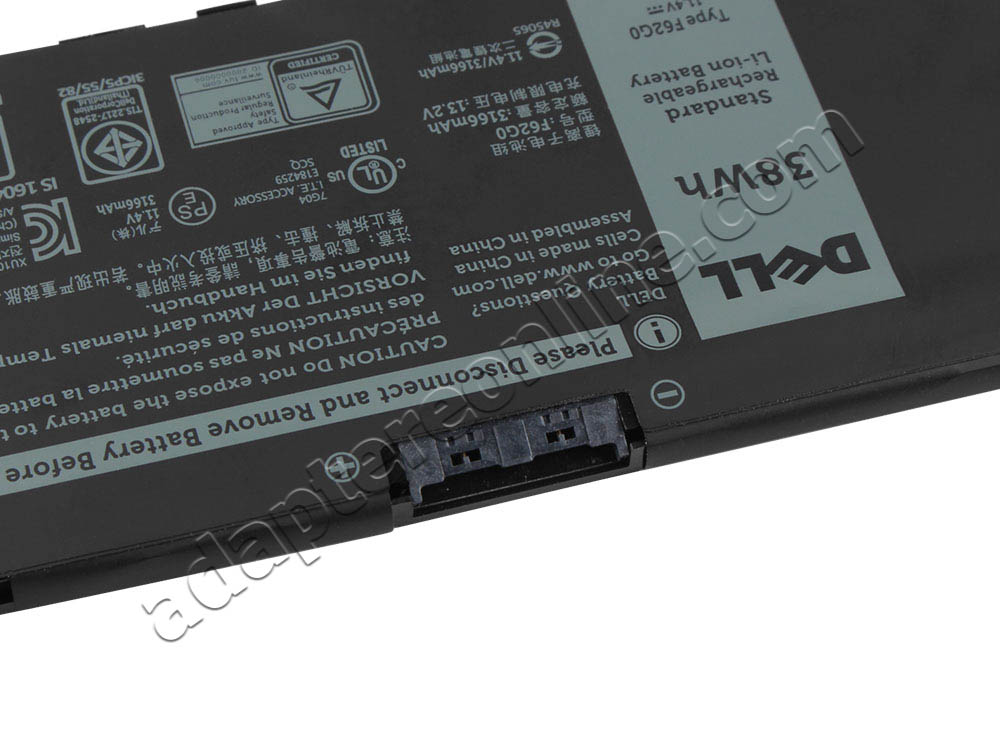 Original 3166mAh 38Wh 3-Celle Batteri Dell Inspiron 13 7373 P83G001