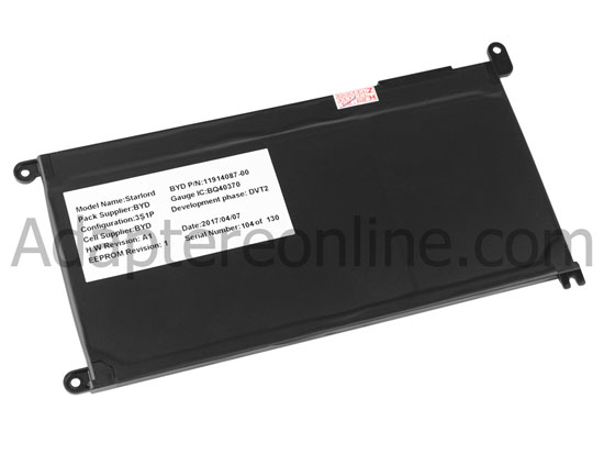 Original 3500mAh 42Wh 3-Celle Batteri Dell Inspiron 15 5567