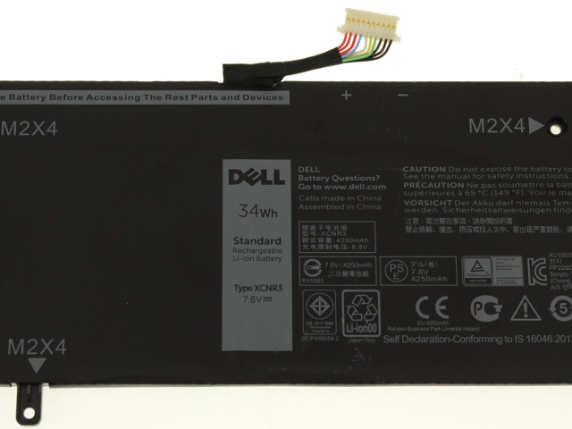 Original 34Wh Batteri Dell P67G P67G001