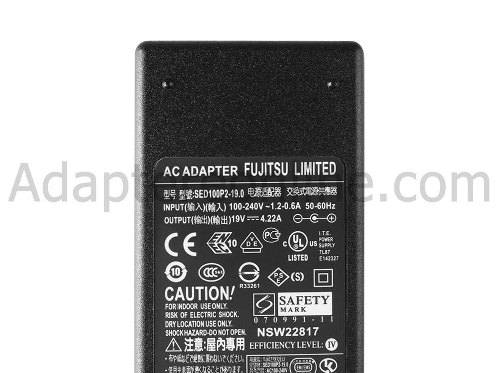 80W Fujitsu LIFEBOOK U904 U904 Ultrabook Red Edition AC Adapter Oplader