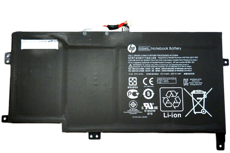 4-Celle Original HP Envy Ultrabook 6-1000 Serie 6-1000sg Batteri - Klik på billedet for at lukke