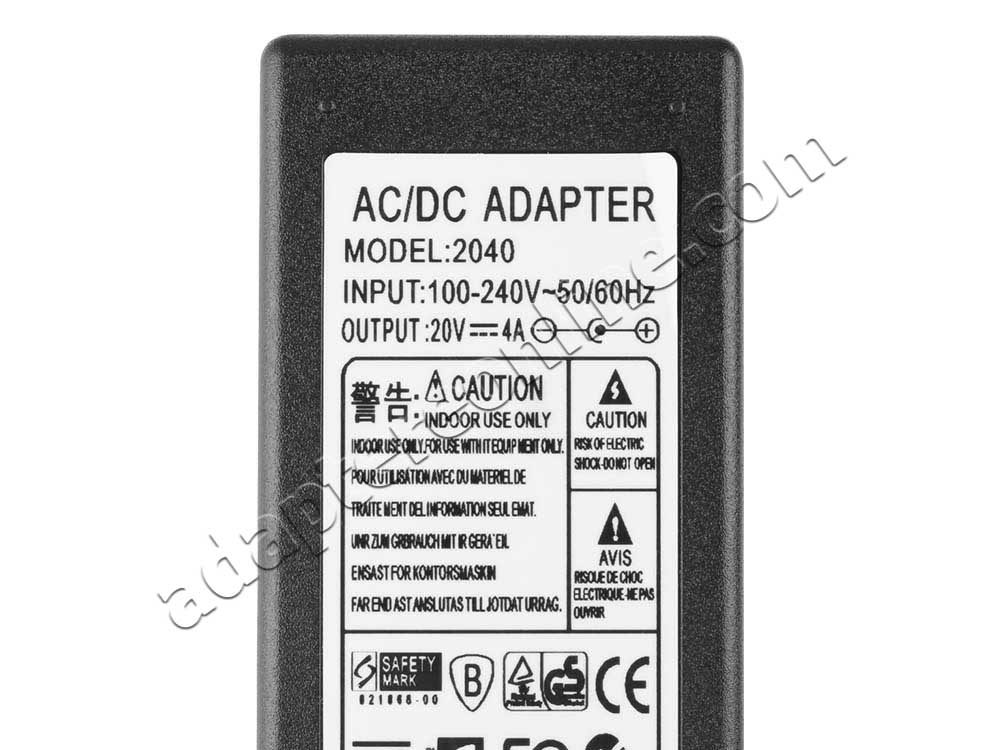 80W HOIOTO ADS-90PL-19220080E AC Adapter Oplader + Ladekabel