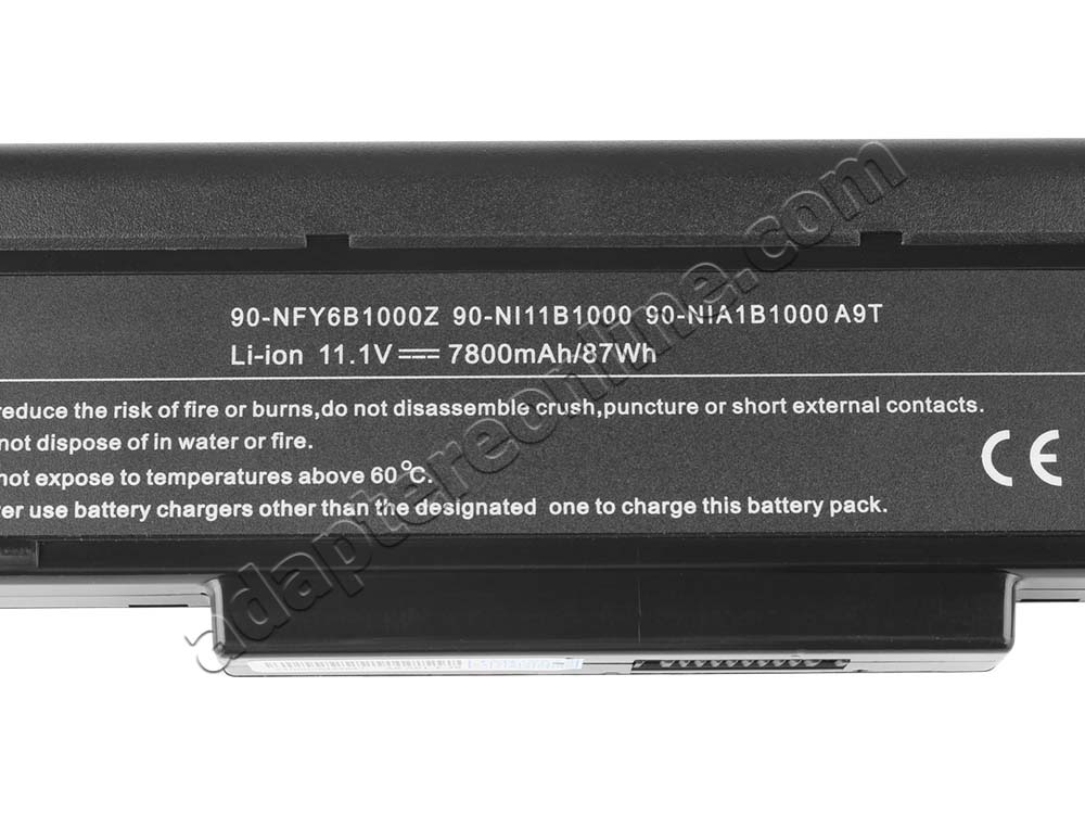 7200mAh 9-Celle MSI GT729 Batteri