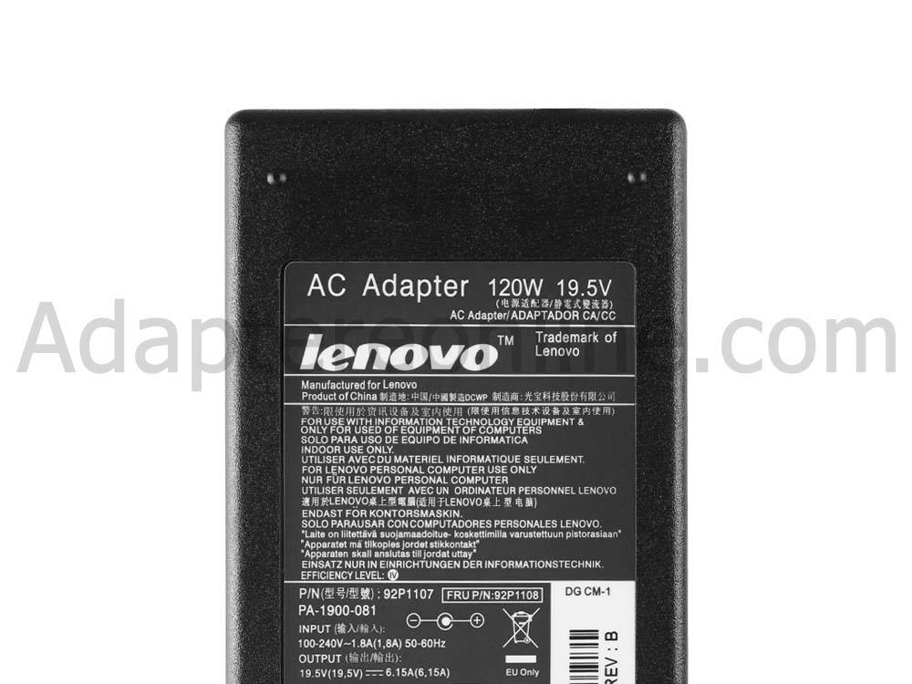 120W Genuine Lenovo IdeaCentre A720-706 A720-003 A720-004 AC Adapter Oplader