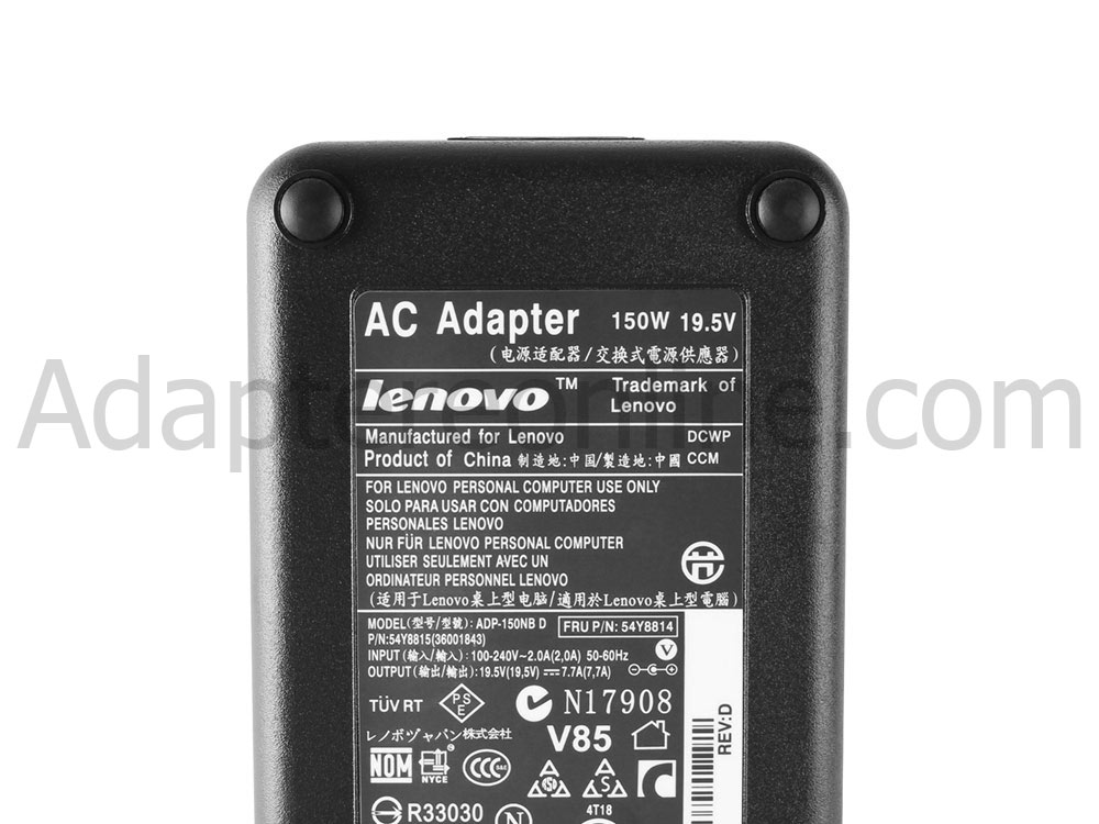 150W Lenovo ThinkCentre M93z 10AF0007US AC Adapter Oplader