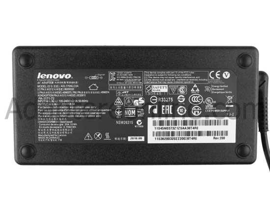 170W Lenovo ADL170NDC3A 36200316 45N0369 45N0370 AC Adapter Oplader