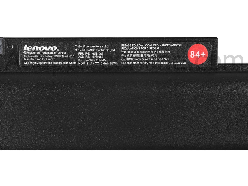 Original 5.6Ah 63Wh 6-Celle Lenovo ThinkPad Edge E120 3043 Batteri