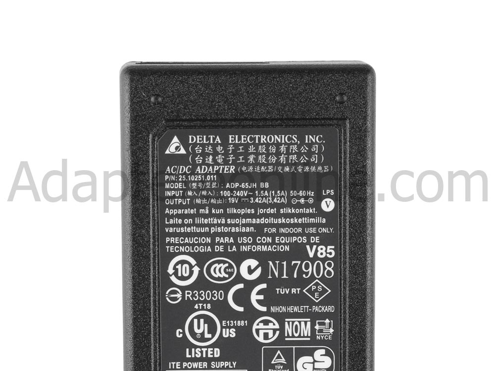 19V 3.42A 65W MSI VR430X-019KR VR430X-021KR AC Adapter Oplader