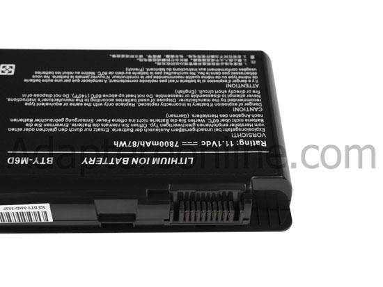 7800mah Medion Erazer X7815 MD97927 MD97976 Batteri