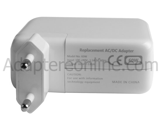 60W Apple MagSafe 2 MD565E/A AC Adapter Oplader