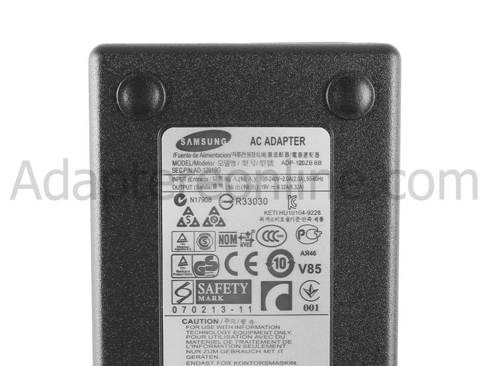 120W Samsung DP300A2A-A01AU DP300A2A-T01PH AC Adapter Oplader