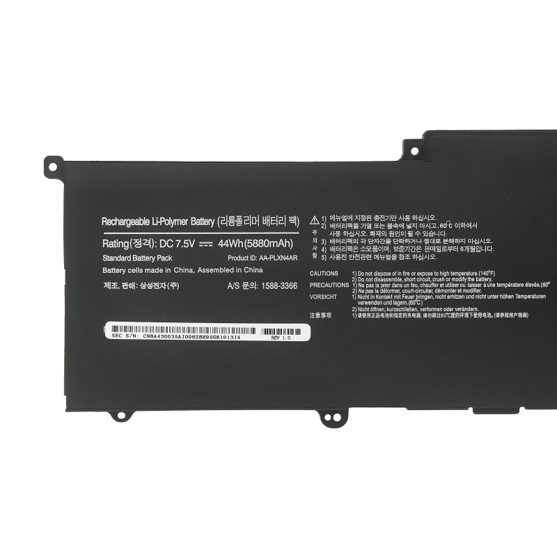 Original 44Whr Samsung NP900X3G-K02DE NP900X3G-K02TR Batteri