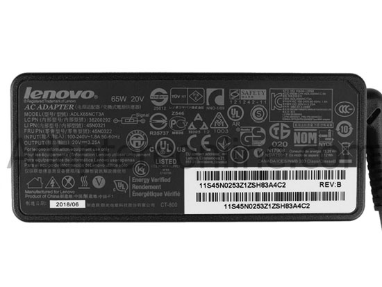 65W Lenovo Thinkpad S531 20B00004MZ AC Adapter Oplader