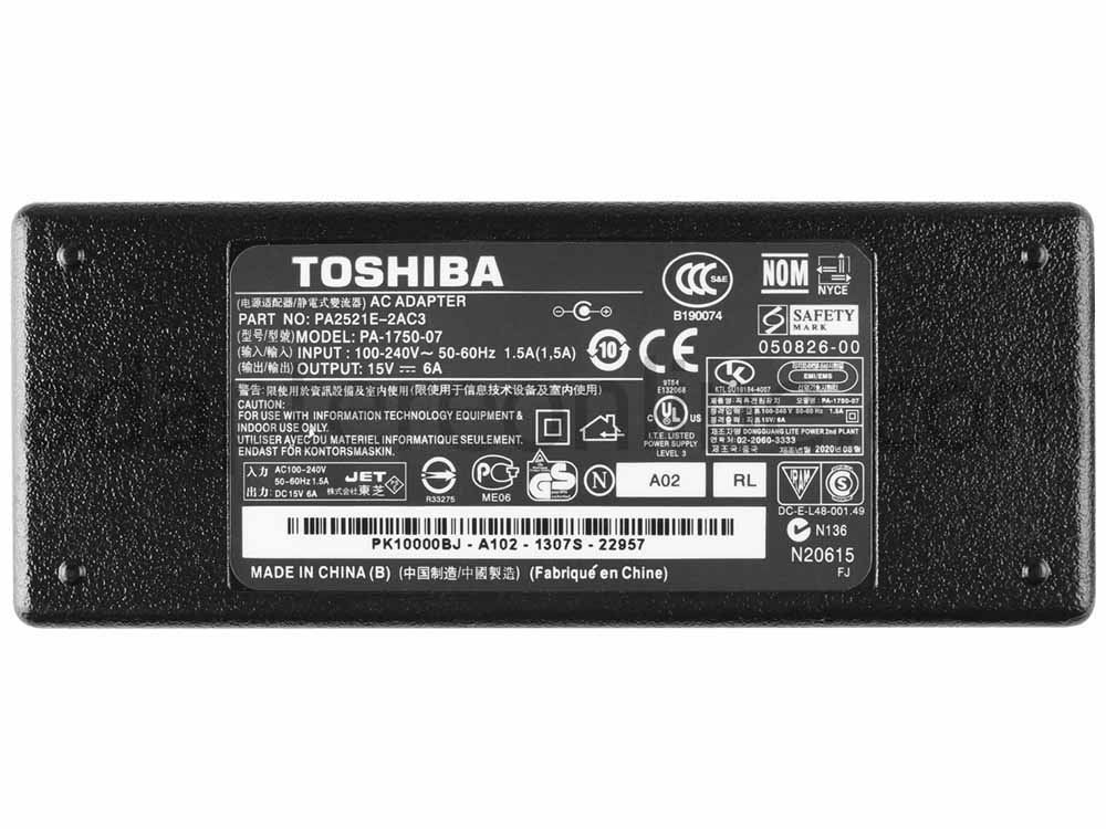 15V 6A Toshiba Satellite P100-10R P100-112 AC Adapter Oplader