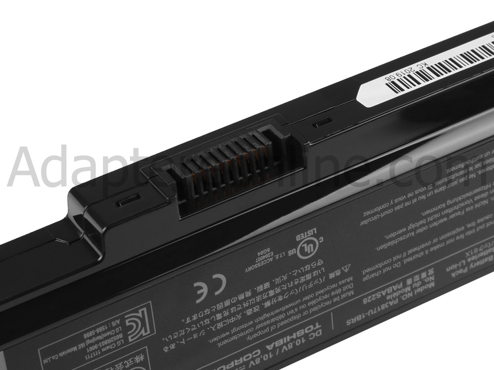 Original 6-Celle Toshiba Portege T130 T131 Batteri